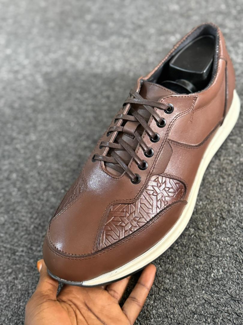 Brown Leather Sneaker